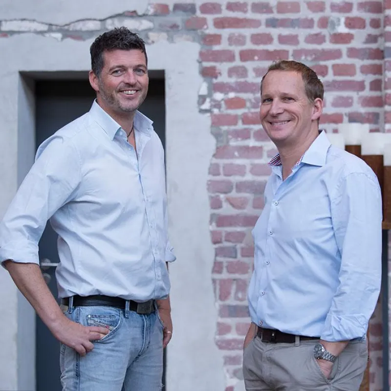 Björn Christoffer, Key Account Director, links, und Andreas Bauer, Geschaftsfuhrer