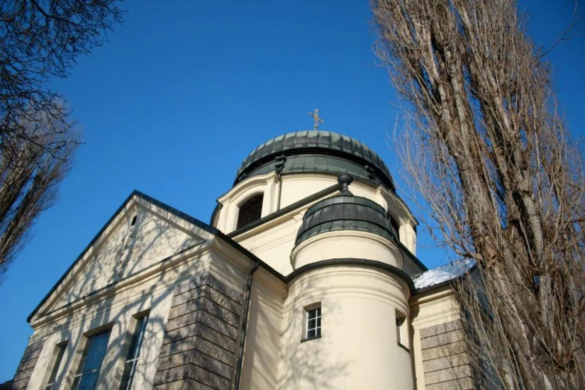 Die Kapelle auf dem Alten St. Matthäus-Kirchhof zu Berlin-Schöneberg