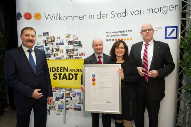 Land der Ideen zeichnet "AxiTop® Diffusor für Lärmschutz" von ebm-papst aus Bild: Land der Ideen zeichnet "AxiTop® Diffusor für Lärmschutz" von ebm-papst aus