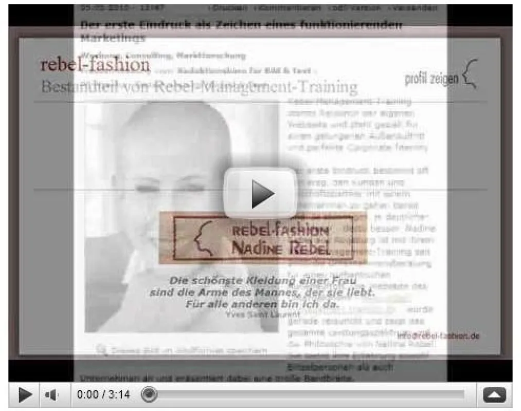 Ein paar Minuten, und der Interessent oder die Interessentin weiß Bescheid