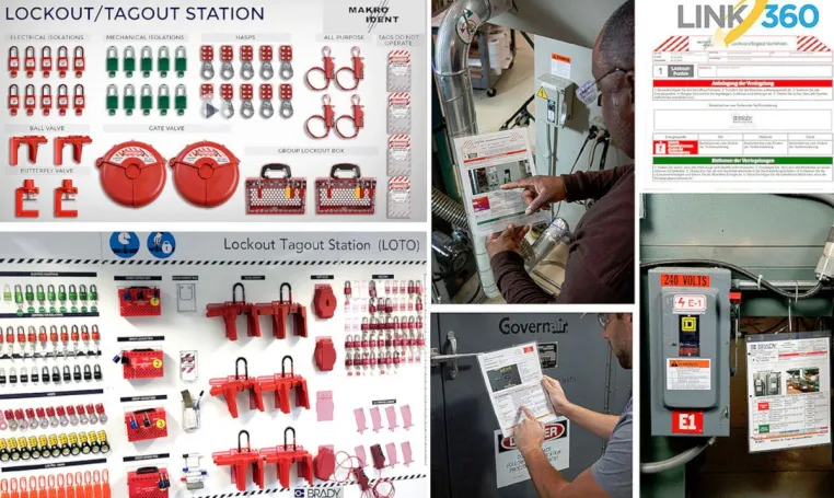 Bild: Shadowboards mit dem passenden Lockout-Tagout Equipment