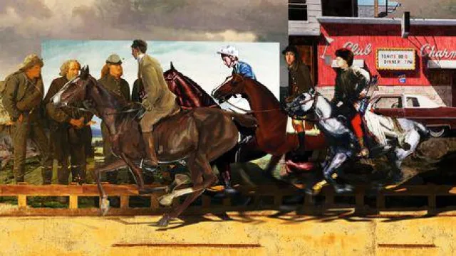 Bild: Hufgetrappel bei ARTIMA auf der art KARLSRUHE