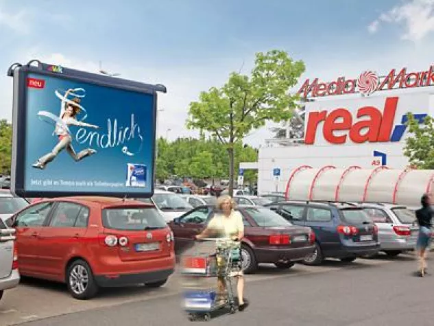 Bild: Plakat 18/1 am POS ist der große Gewinner der Rezession