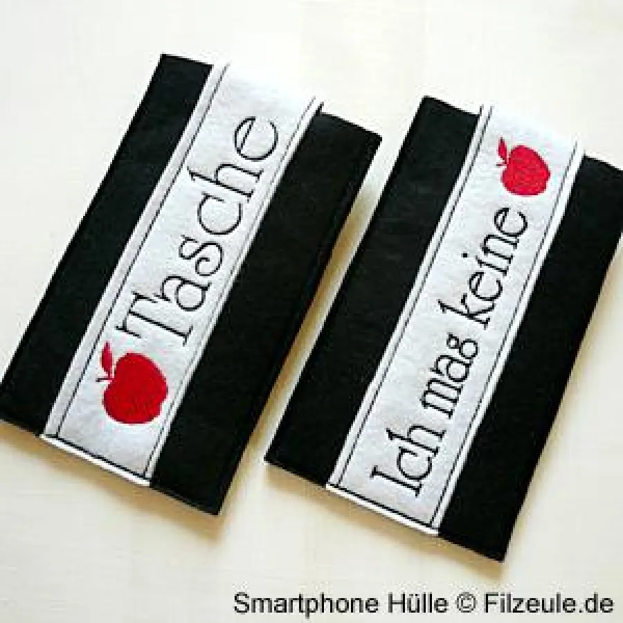 Individuelle Smartphone Hüllen aus Filz by Filzeule.de