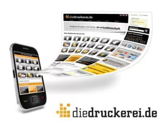 Bild: Vorreiter Onlineprinters GmbH eröffnet ersten mobilen Onlineshop für Drucksachen