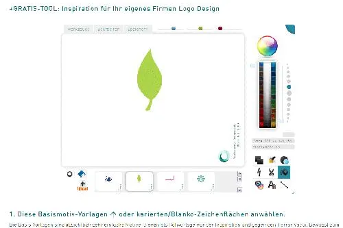 Interaktives Design-Tool lässt Auftraggeber kreativ briefen, z. B. für ihr Logo-Design. Bild: Interaktives Design-Tool lässt Auftraggeber kreativ briefen, z. B. für ihr Logo-Design.