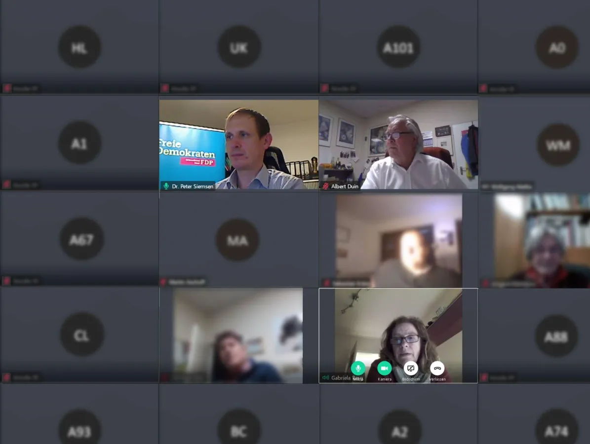 Der 2. virtuelle Corona-Talk von Duin und Siemsen brachte wieder viele Menschen im Netz zusammen.