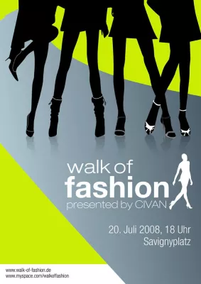 Bild: Presseinformation "walk of fashion 2008" am 20.07.08 in Berlin