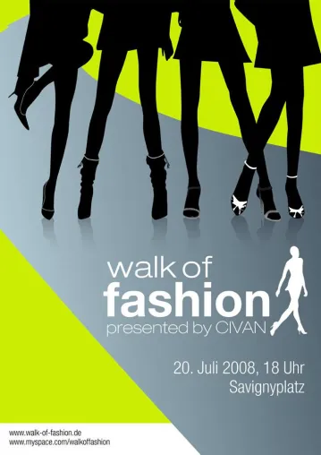 Bild: Presseinformation "walk of fashion 2008" am 20.07.08 in Berlin