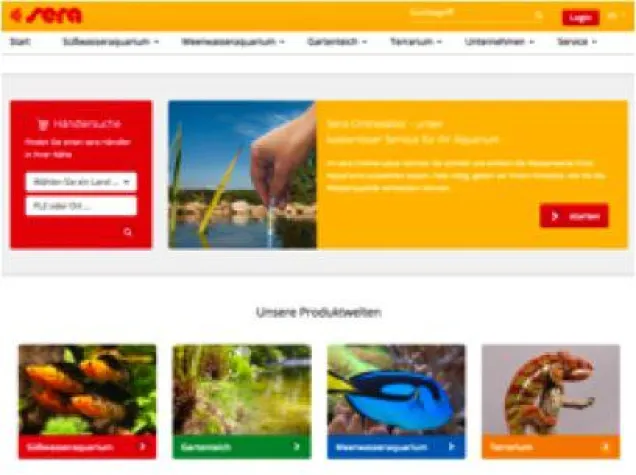 Bild: sera mit neuer Website - Mehr Inhalt, mehr Service