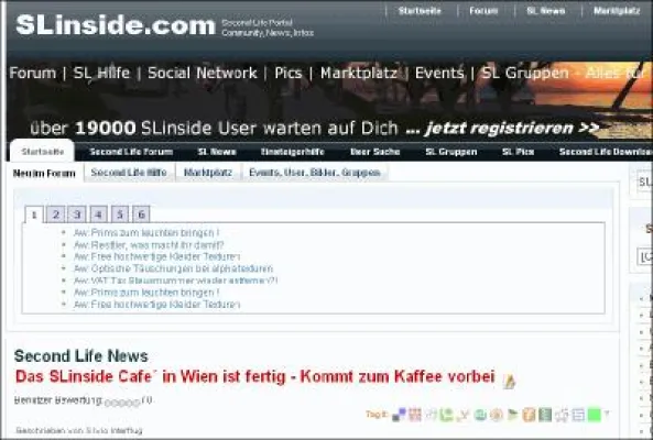 Bild: SLinside.com - Spiegelbild der deutschsprachigen Second Life® Community