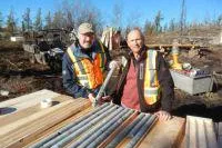 Bild: TerraX Minerals Proben bestätigen mineralisierte Zone mit 100 m Breite