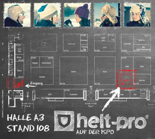 Bild: helt-pro® präsentiert neue Kollektion auf der ISPO in München