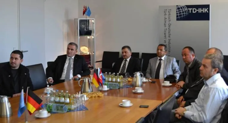 Delegation aus Çaycuma zu Besuch in der Türkisch-Deutschen Industrie- und Handelskammer Bild: Delegation aus Çaycuma zu Besuch in der Türkisch-Deutschen Industrie- und Handelskammer