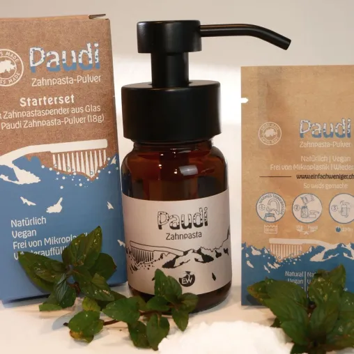 Schweizer Startup lanciert die nachhaltigste Zahnpasta aus Pulver - einfach nachhaltig Zähneputzen Bild: Schweizer Startup lanciert die nachhaltigste Zahnpasta aus Pulver - einfach nachhaltig Zähneputzen