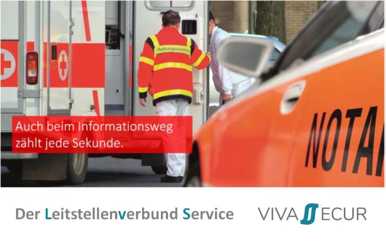 Einsatzkräfte effizient vernetzen – der Leitstellenverbund Service von VIVASECUR Bild: Einsatzkräfte effizient vernetzen – der Leitstellenverbund Service von VIVASECUR