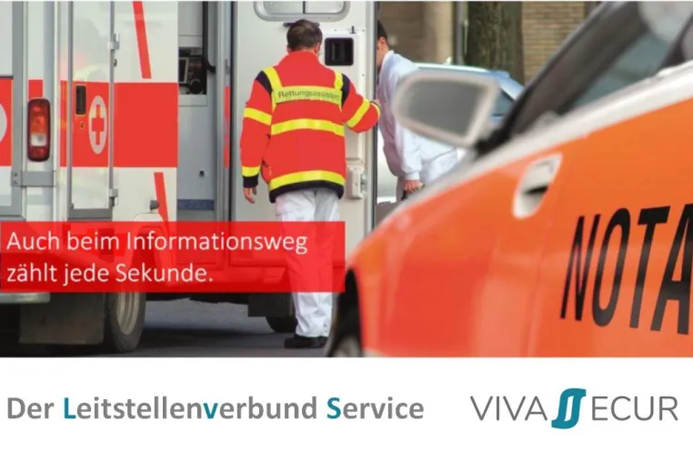Bild: Einsatzkräfte effizient vernetzen – der Leitstellenverbund Service von VIVASECUR