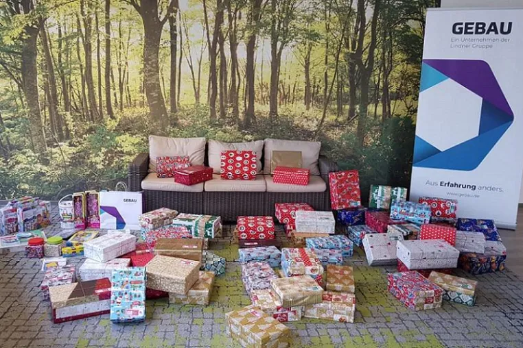 Bild: Gebau GmbH nimmt an Aktion „Weihnachten im Schuhkarton“ teil