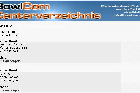 Bild: Jetzt Bowlingcenter im Umkreis finden
