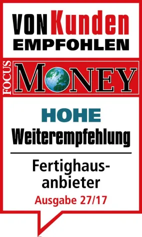 Bild: Erneut Auszeichnung von FOCUS MONEY „Hohe Weiterempfehlung“