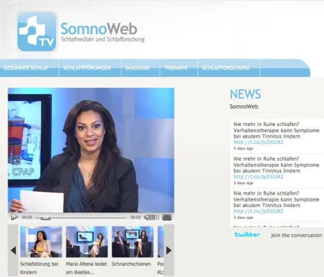 Bild: Videoportal beleuchtet facettenreiche Welt des Schlafs