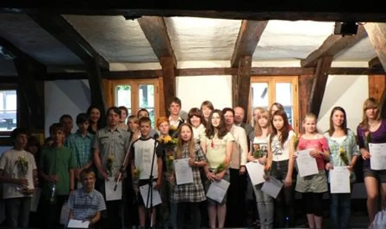 Bild: Preisverleihung des Literaturwettbewerbs 2011