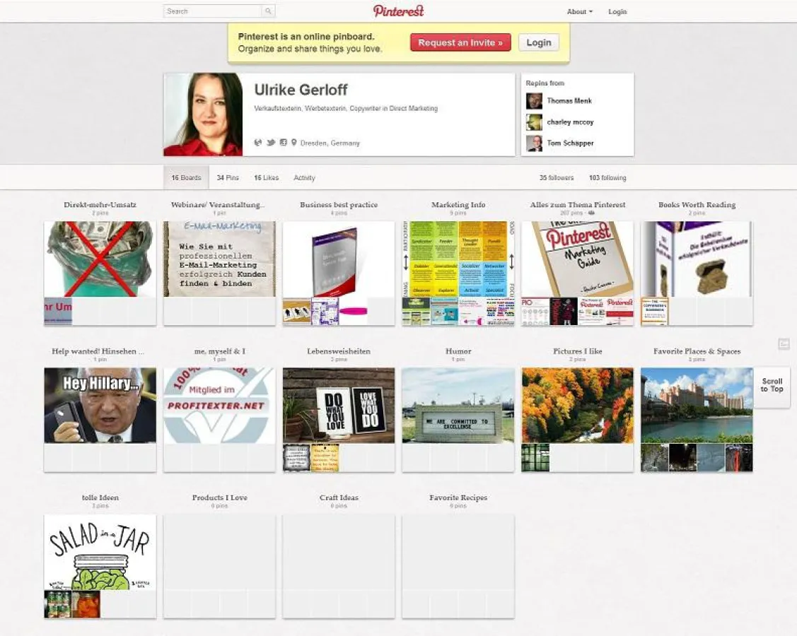 Schon gepinnt? pinterest.com/ulrikegerloff