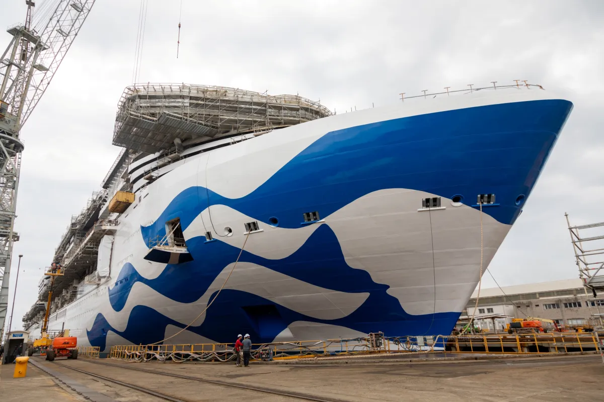 Die Star Princess startet am 4. Oktober zu ihrer Premierenfahrt (© Foto: Princess Cruises)