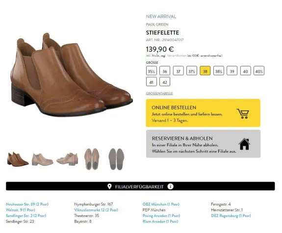 Bild: TRETTER-Schuhe verbindet Filialen mit neuen Online-Shop