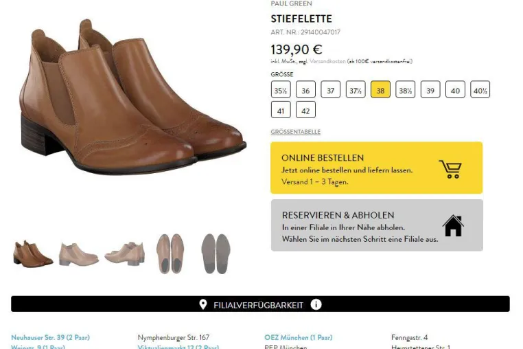 TRETTER-Schuhe verbindet Filialen mit neuen Online-Shop Bild: TRETTER-Schuhe verbindet Filialen mit neuen Online-Shop