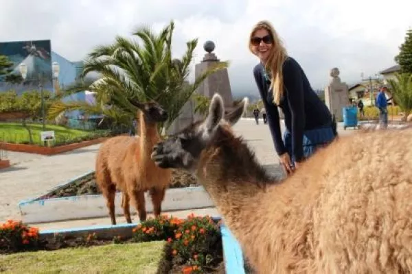 Bild: 31. Tier: Lamas am Äquator