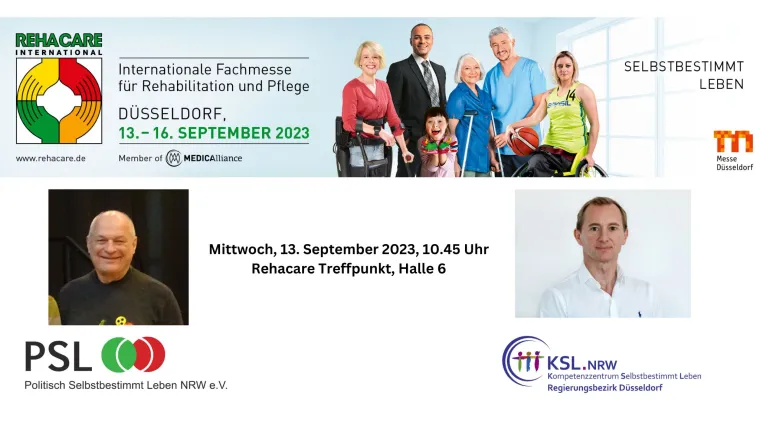 Bild: Treffpunkt Rehacare: Politische Teilhabe von Menschen mit Beeinträchtigung stärken