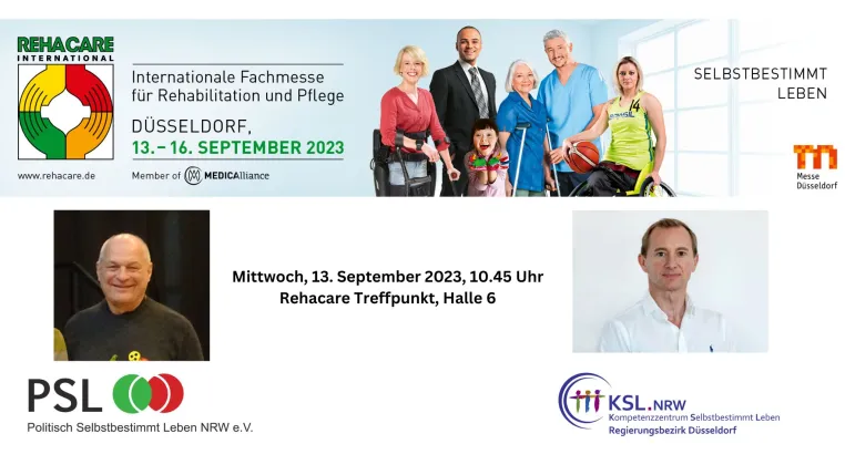 Treffpunkt Rehacare: Politische Teilhabe von Menschen mit Beeinträchtigung stärken Bild: Treffpunkt Rehacare: Politische Teilhabe von Menschen mit Beeinträchtigung stärken