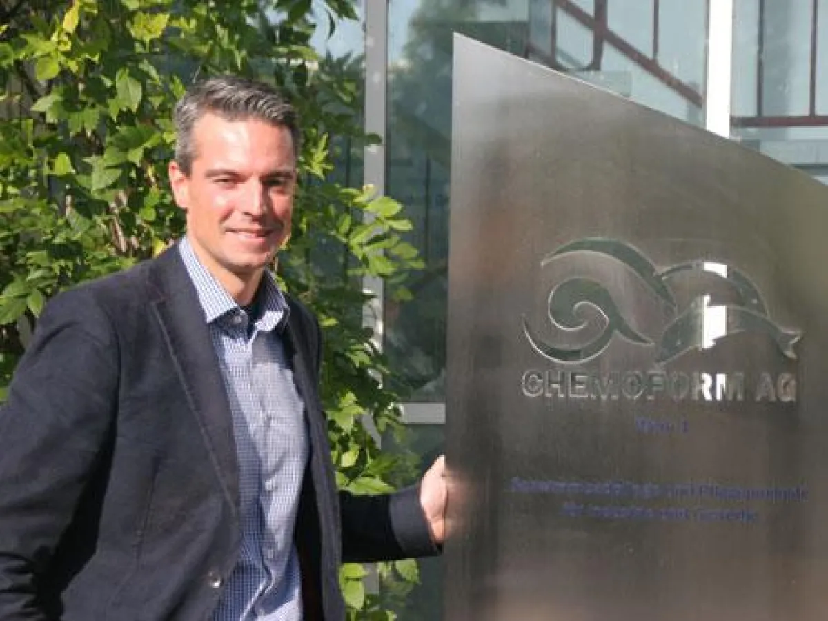 Mark Böttger, Leiter Marketing & Unternehmenskommunikation der Chemoform AG.