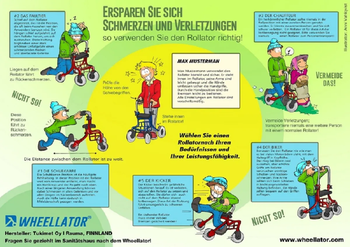 Sturzprophylaxe Maßnahmen & Prävention hilfreiche Tipps, um Stürze vorzubeugen (© Tukimet OY)