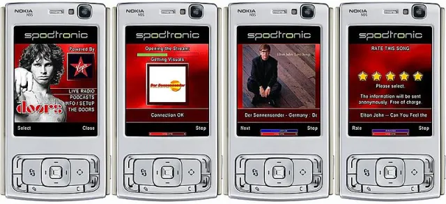 Bild: Der Sonnensender und Spodtronic.com - 80er Radio in UKW-Qualität auf dem Handy hören