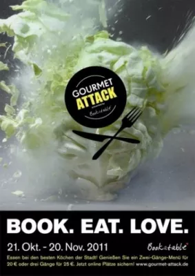 Book.Eat.Love: Restaurant Festival "Gourmet Attack" feiert in Hamburg Premiere Bild: Book.Eat.Love: Restaurant Festival "Gourmet Attack" feiert in Hamburg Premiere