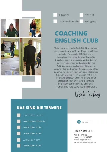 Bild:   Englischkurs für Coaches: Coaches brauchen mehr als einen Business English Kurs