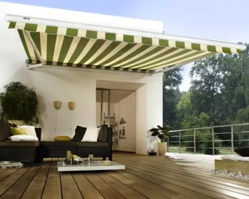 Im Kleinen ganz groß - stretch-Markisen Bild: Im Kleinen ganz groß - stretch-Markisen