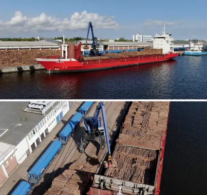 Fraunhofer IGD und Rostocker Fracht- und Fischereihafen entwickeln akustisches Warnsystem für Verladevorgänge Bild: Fraunhofer IGD und Rostocker Fracht- und Fischereihafen entwickeln akustisches Warnsystem für Verladevorgänge