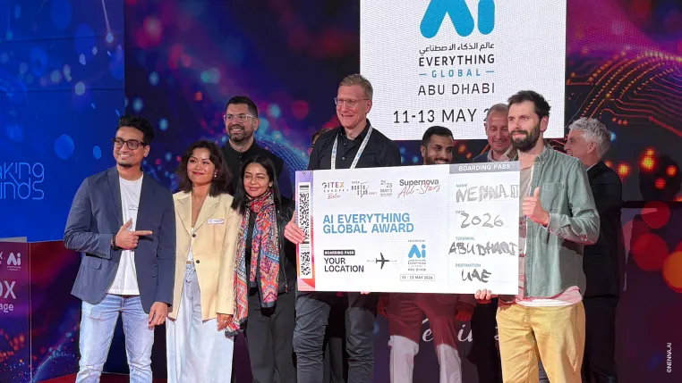 Bild: NENNA.AI auf der „AI Everything 2026“ in Abu Dhabi