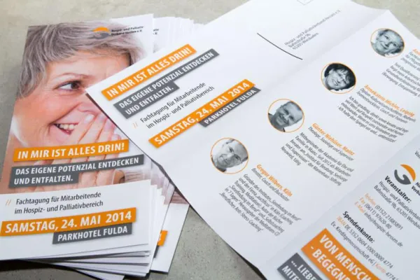 Bild: Druckerei Frankfurt: Lettershop-Mailing für den Hospiz- und Palliativverband Hessen
