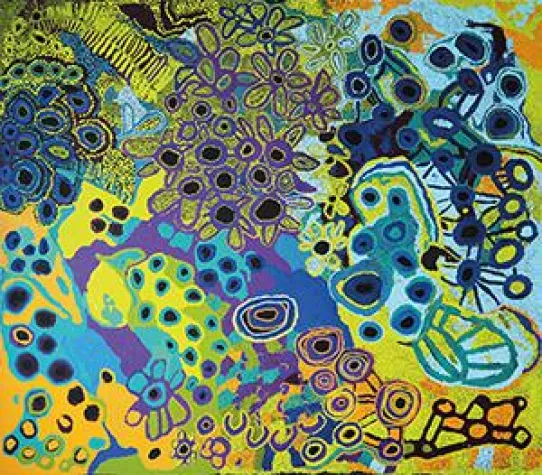 Bild: PILA NGURUKU KAPI WALKATJARA – PAINTED WATERS OF SPINIFEX COUNTRY