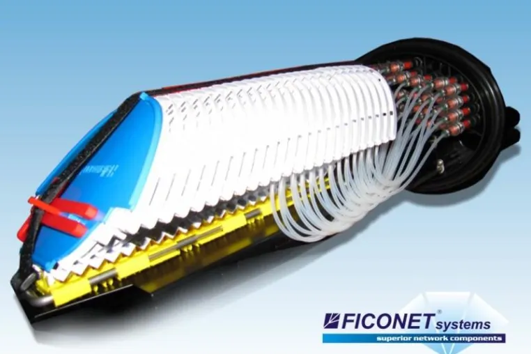 Bild: Glasfaser-Muffen für den Einsatz im FTTH-Bereich
