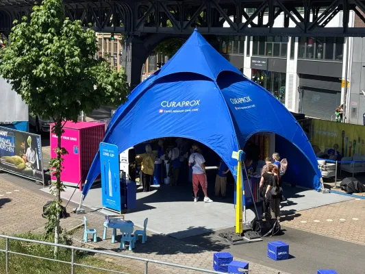 Bild: Zehnmal mehr Aufmerksamkeit erreichen durch Einsatz unserer Kuppel-Pavillons