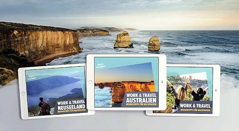 Bild: Work and Travel auf eigene Faust organisieren mit neuen digitalen Ratgebern von Auslandsjob.de