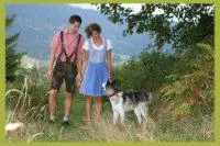 Bild: Ferien mit Hund in Bayern Zughundesport Training im Hotel im Bayerischen Wald