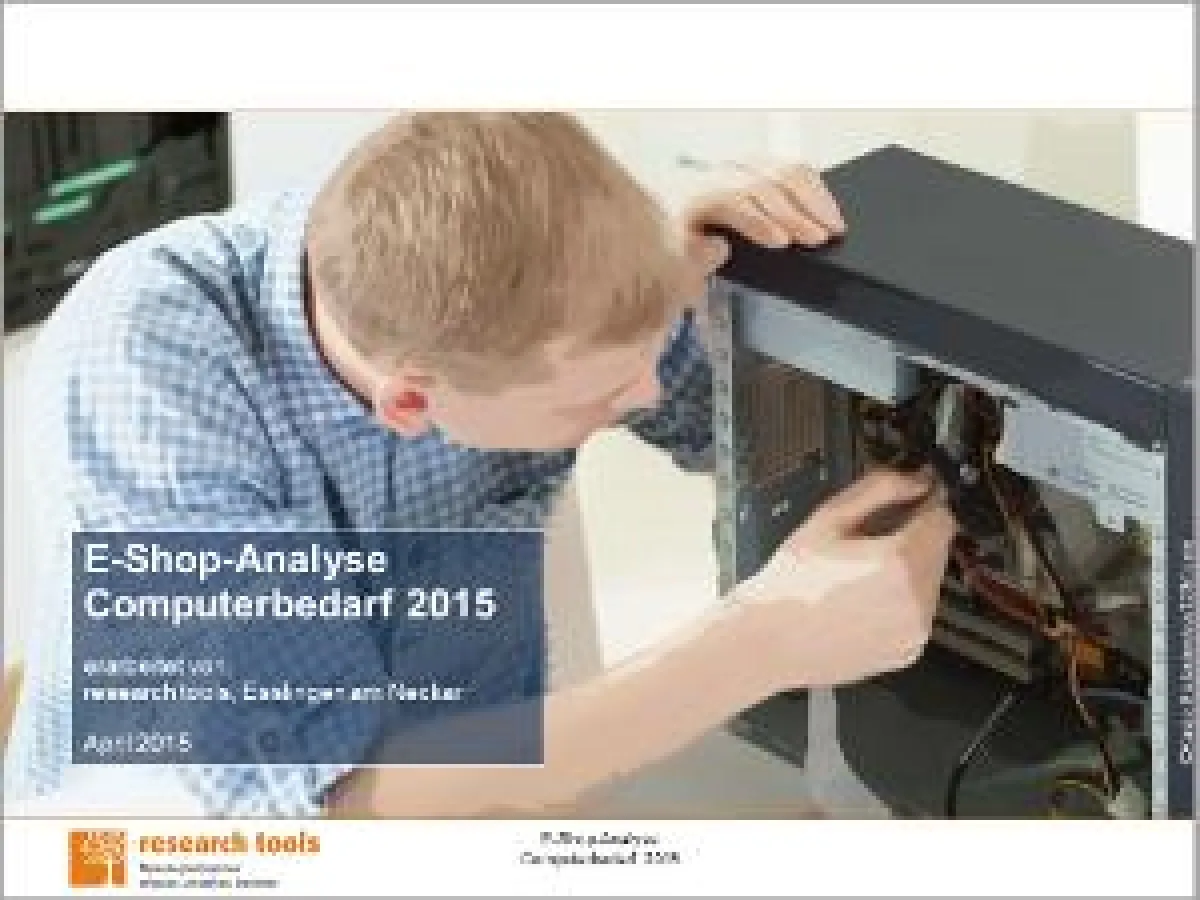 E-Shop-Analyse Computerbedarf 2015