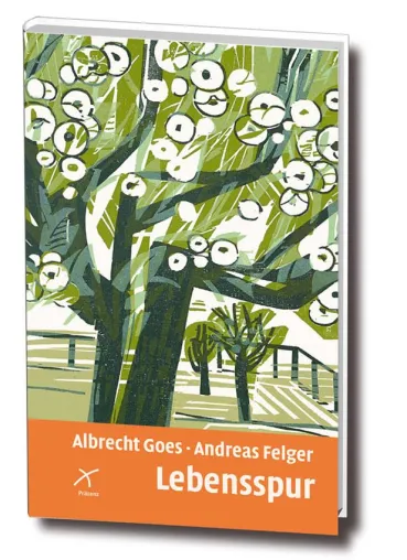 Bild: Albrecht Goes zum 100. Geburtstag am 22. März 2008 -  "Lebensspur"