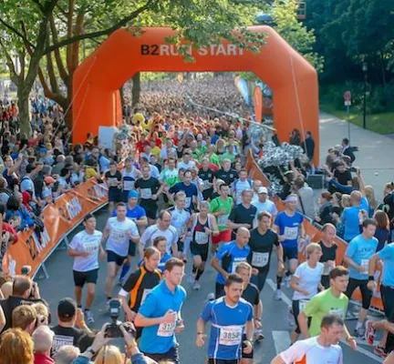 Bild: Neuer Standort bei der Deutschen Firmenlaufmeisterschaft: Mit Frankfurt wird die B2RUN Serie weiter ausgebaut